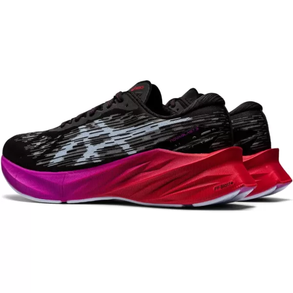 imageASICS Womens NOVABLAST 3 Running ShoesBlackSoft Sky