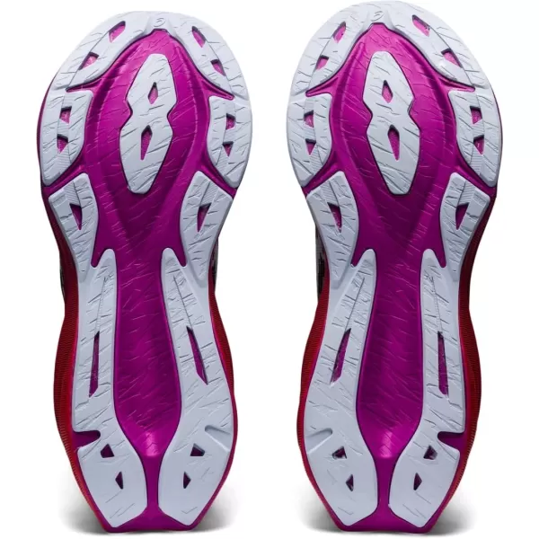 imageASICS Womens NOVABLAST 3 Running ShoesBlackSoft Sky