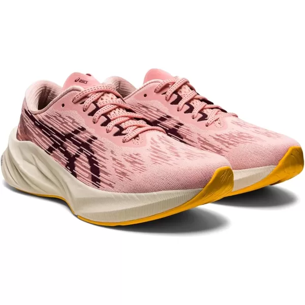 imageASICS Womens NOVABLAST 3 Running ShoesFrosted RoseDeep Mars