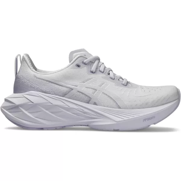imageASICS Womens NOVABLAST 4 Running ShoeLilac HintFaded Ash Rock