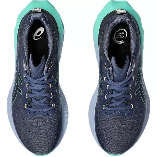 imageASICS Womens NOVABLAST 4 Running ShoeThunder BlueBlue Expanse