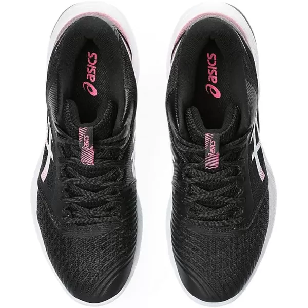 imageASICS Womens Netburner Ballistic FlyteFoam 3 Volleyball ShoesBlackHot Pink