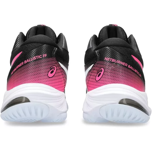 imageASICS Womens Netburner Ballistic FlyteFoam 3 Volleyball ShoesBlackHot Pink