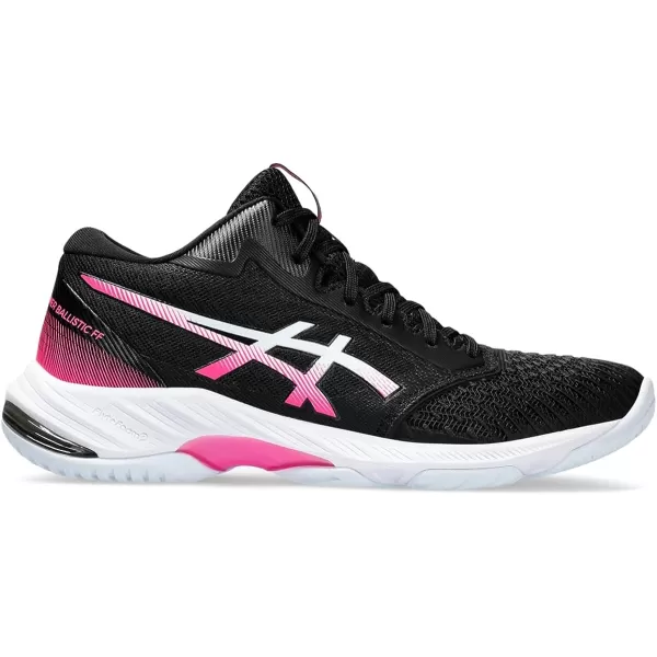 imageASICS Womens Netburner Ballistic FlyteFoam 3 Volleyball ShoesBlackHot Pink