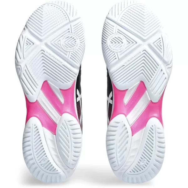 imageASICS Womens Netburner Ballistic FlyteFoam 3 Volleyball ShoesBlackHot Pink