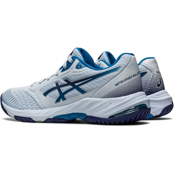 imageASICS Womens Netburner Ballistic FlyteFoam 3 Volleyball ShoesSkyIndigo Blue