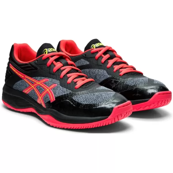 imageASICS Womens Netburner Ballistic FlyteFoam Volleyball ShoesBlackLaser Pink