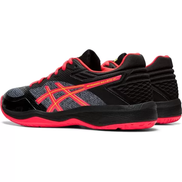 imageASICS Womens Netburner Ballistic FlyteFoam Volleyball ShoesBlackLaser Pink