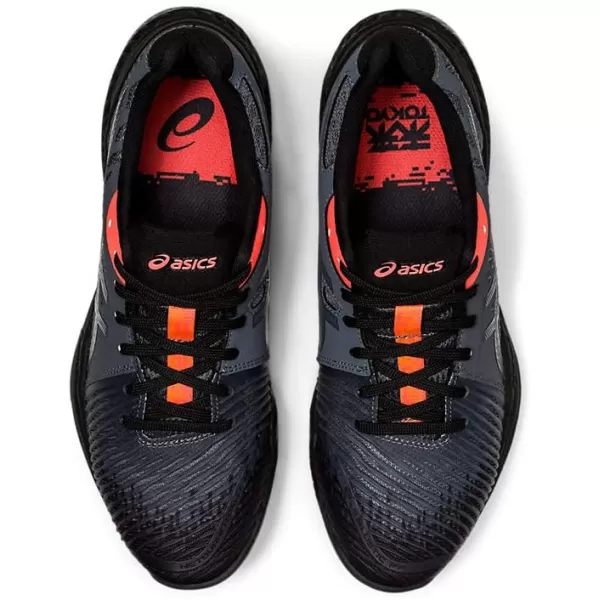 imageASICS Womens Netburner Ballistic FlyteFoam Volleyball ShoesBlackSunrise Red