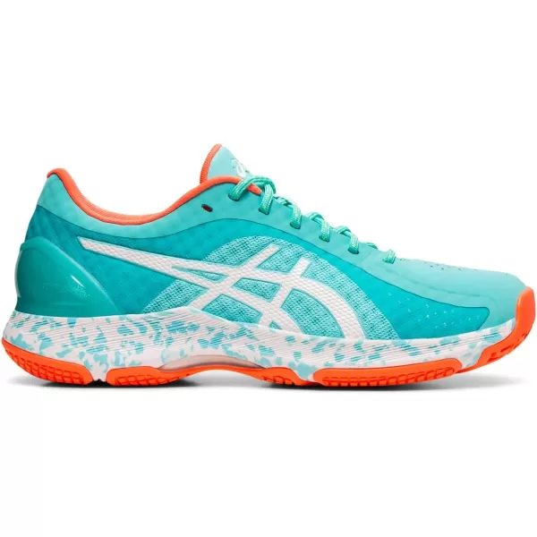imageASICS Womens Netburner Ballistic FlyteFoam Volleyball ShoesIce MintWhite