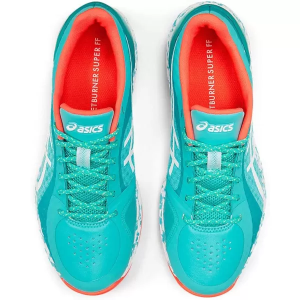imageASICS Womens Netburner Ballistic FlyteFoam Volleyball ShoesIce MintWhite