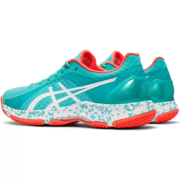 imageASICS Womens Netburner Ballistic FlyteFoam Volleyball ShoesIce MintWhite