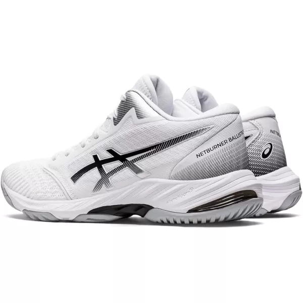 imageASICS Womens Netburner Ballistic FlyteFoam Volleyball ShoesWhiteBlack