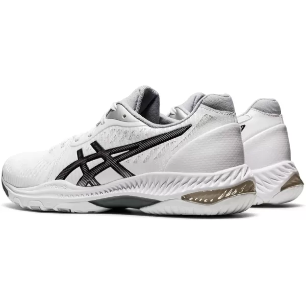 imageASICS Womens Netburner Ballistic FlyteFoam Volleyball ShoesWhiteBlack