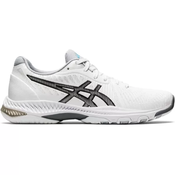 imageASICS Womens Netburner Ballistic FlyteFoam Volleyball ShoesWhiteBlack