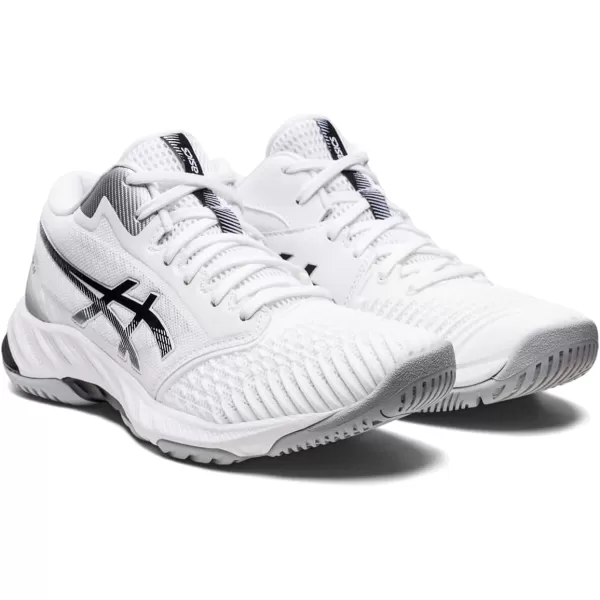 imageASICS Womens Netburner Ballistic FlyteFoam Volleyball ShoesWhiteBlack