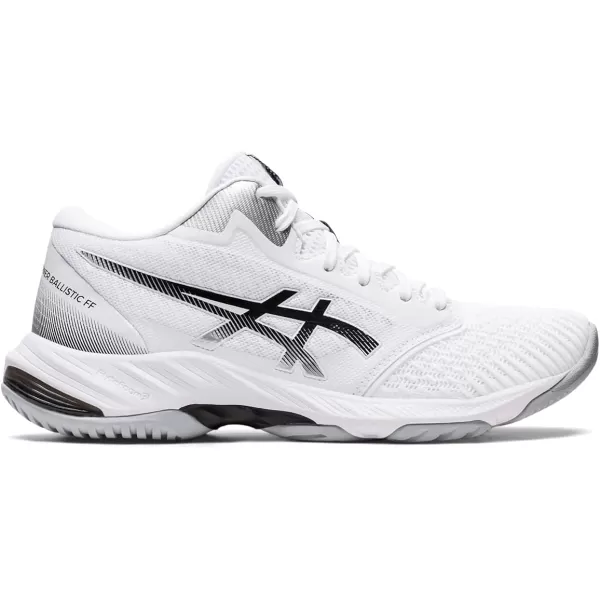 imageASICS Womens Netburner Ballistic FlyteFoam Volleyball ShoesWhiteBlack