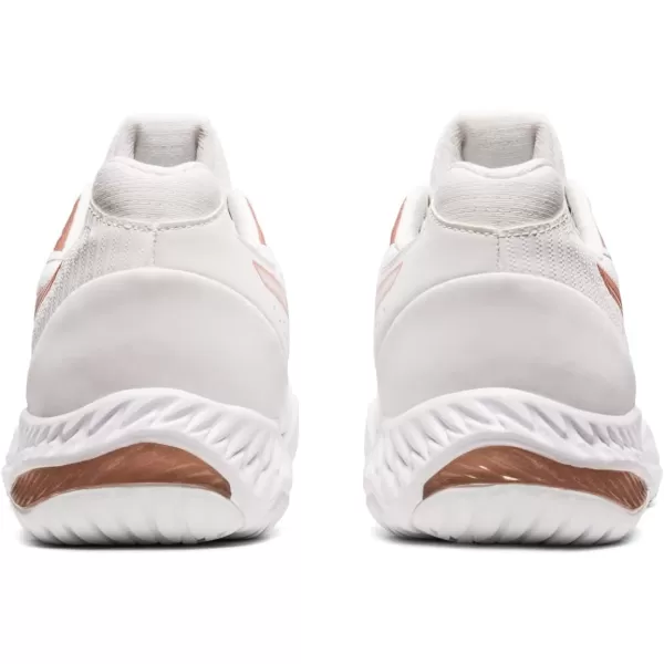 imageASICS Womens Netburner Ballistic FlyteFoam Volleyball ShoesWhiteRose Gold