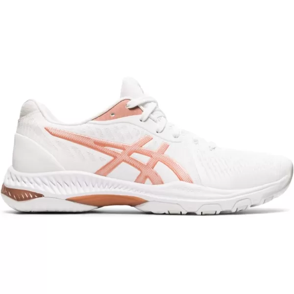 imageASICS Womens Netburner Ballistic FlyteFoam Volleyball ShoesWhiteRose Gold