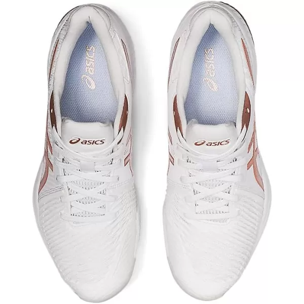 imageASICS Womens Netburner Ballistic FlyteFoam Volleyball ShoesWhiteRose Gold