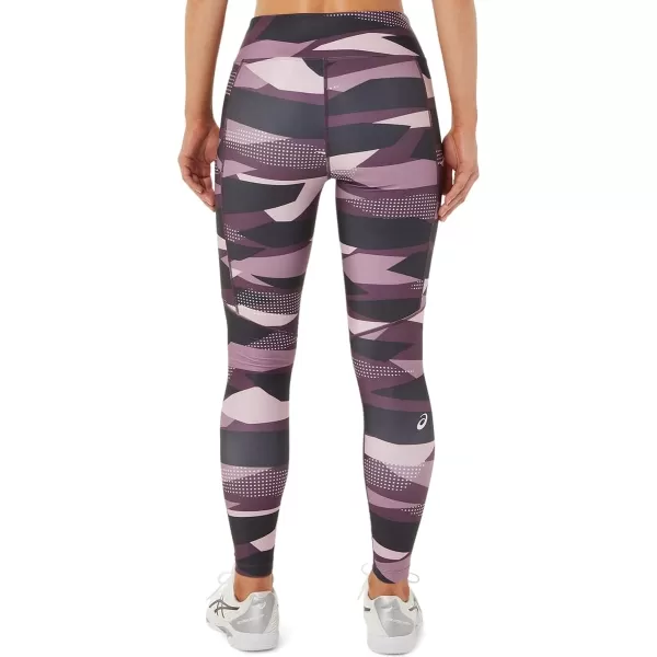 imageASICS Womens New Strong 92 Printed Tights ApparelBarely Rose Print
