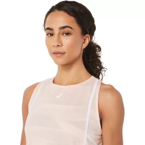 imageASICS Womens New Strong 92 Tank Tennis ApparelBreezeBrilliant White