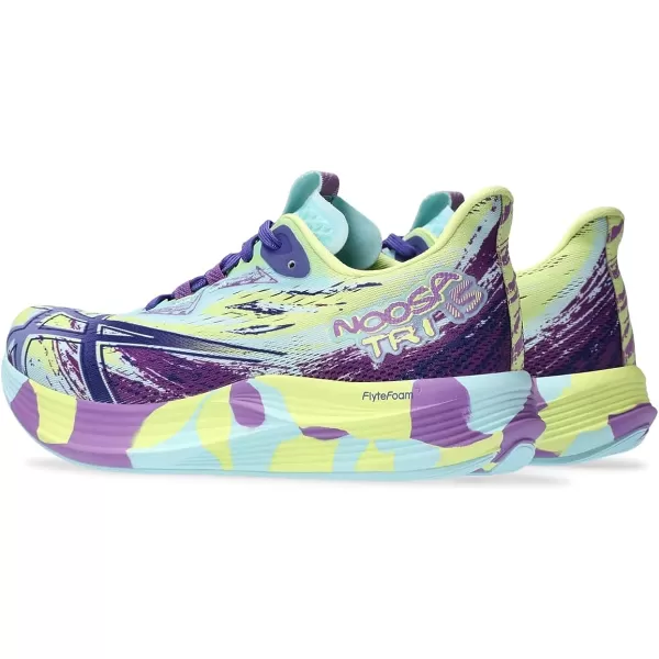 imageASICS Womens Noosa TRI 15 Running ShoesGlow YellowPalace Purple