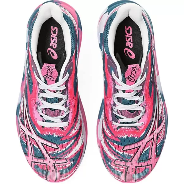 imageASICS Womens Noosa TRI 15 Running ShoesRestful TealHot Pink