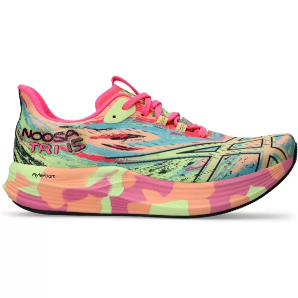 imageASICS Womens Noosa TRI 15 Running ShoesSummer DuneLime Green