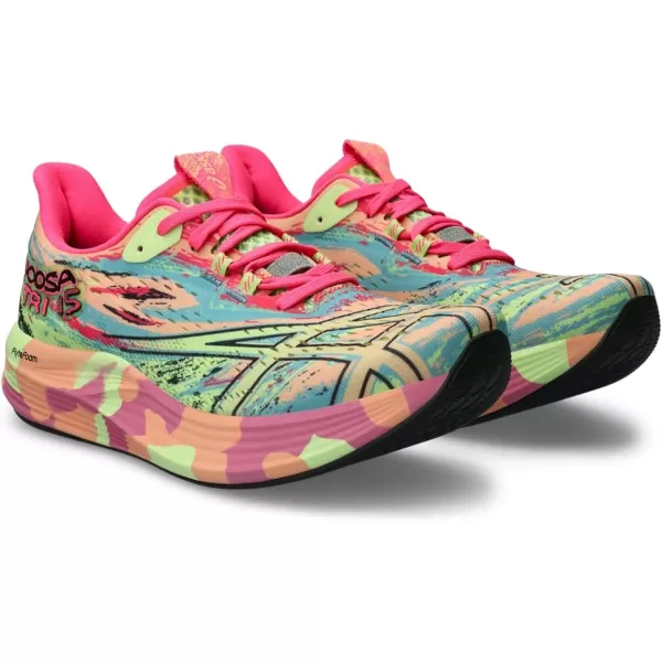 imageASICS Womens Noosa TRI 15 Running ShoesSummer DuneLime Green