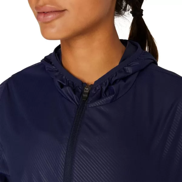 imageASICS Womens PACKABLE JACKET Running ApparelPeacoat Emboss