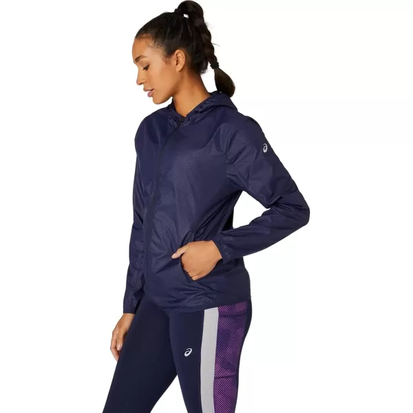 imageASICS Womens PACKABLE JACKET Running ApparelPeacoat Emboss