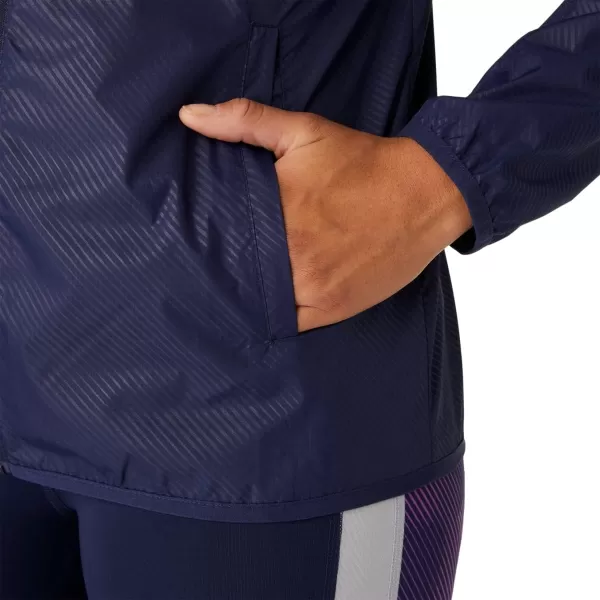 imageASICS Womens PACKABLE JACKET Running ApparelPeacoat Emboss