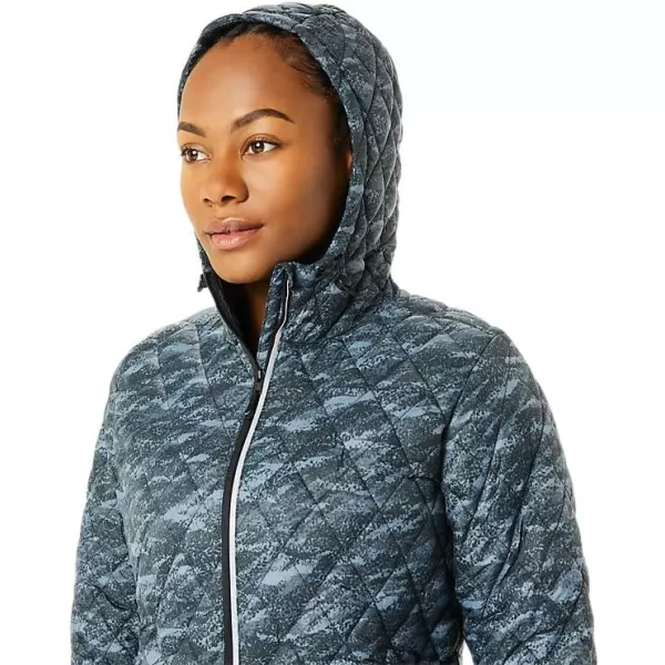 imageASICS Womens PERFORMANCE INSULATED JACKETMetropolisBright Lights Print