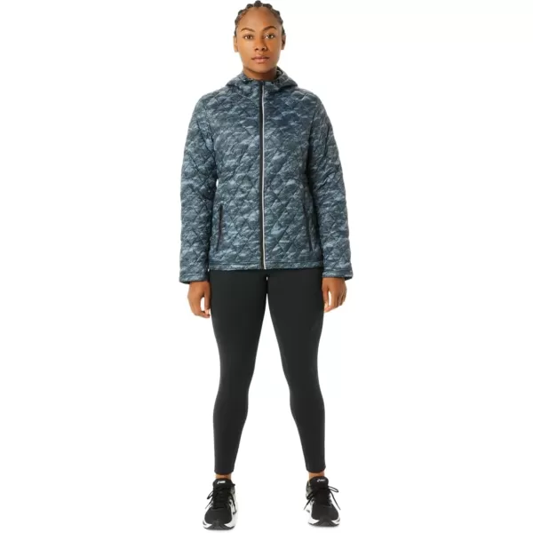 imageASICS Womens PERFORMANCE INSULATED JACKETMetropolisBright Lights Print