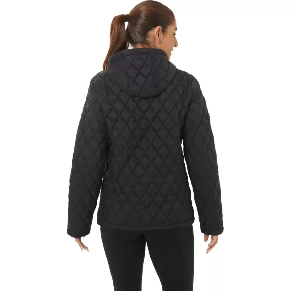 imageASICS Womens PERFORMANCE INSULATED JACKETPerformance BlackSoft Sky