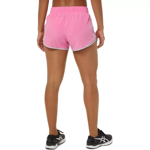 imageASICS Womens PR Lyte 25 Run Short ApparelDragon FruitPiedmont Grey