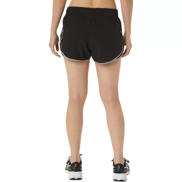 imageASICS Womens PR Lyte 25 Run Short ApparelPerformance BlackSheet Rock