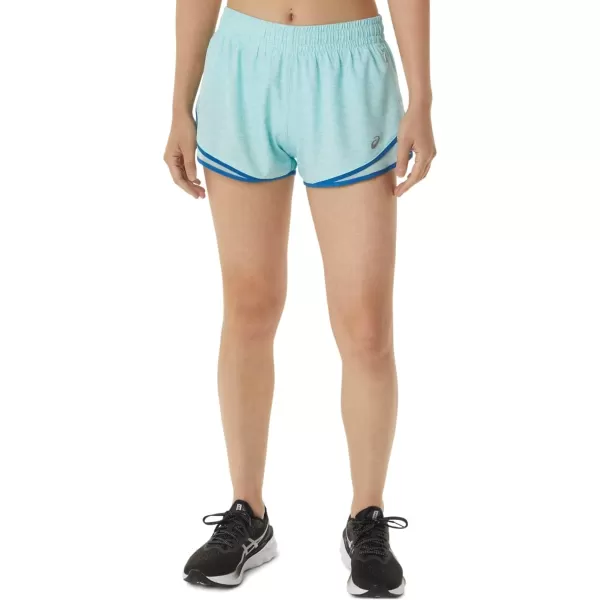 imageASICS Womens PR Lyte 25IN Run Short Running ApparelClear Blue SpacedyeLake Drive