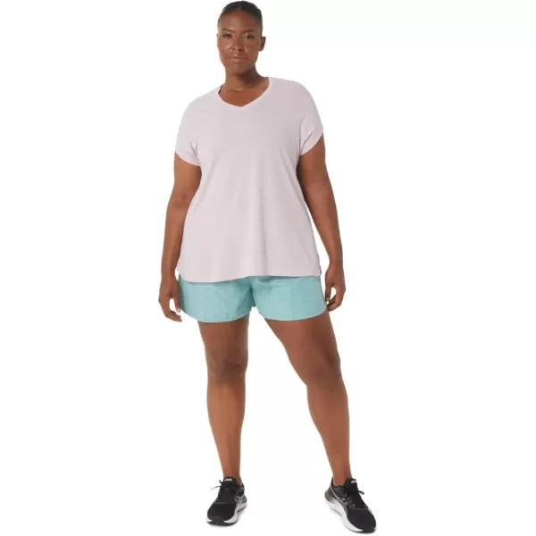 imageASICS Womens PR Lyte 4IN Run Short Running ApparelSage Spacedye