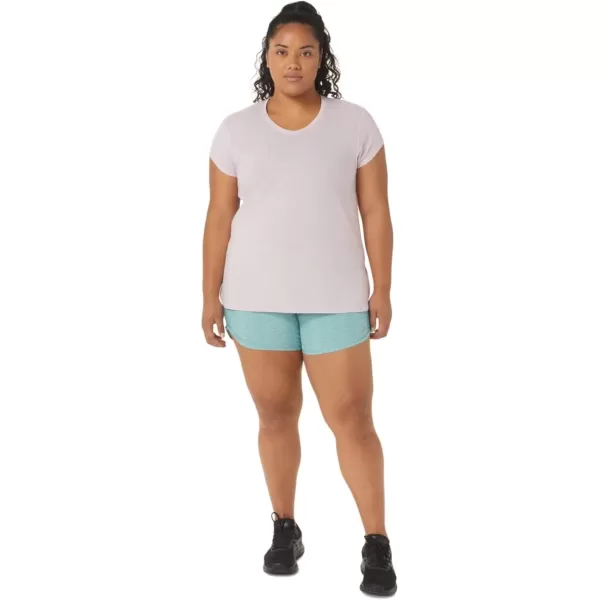 imageASICS Womens PR Lyte 4IN Run Short Running ApparelSage Spacedye