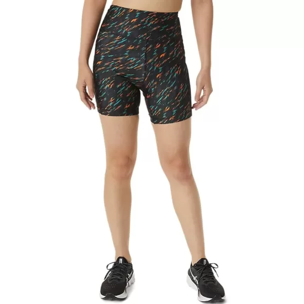 imageASICS Womens PR Lyte 5IN Run Short Running ApparelNight ShadeSage Print