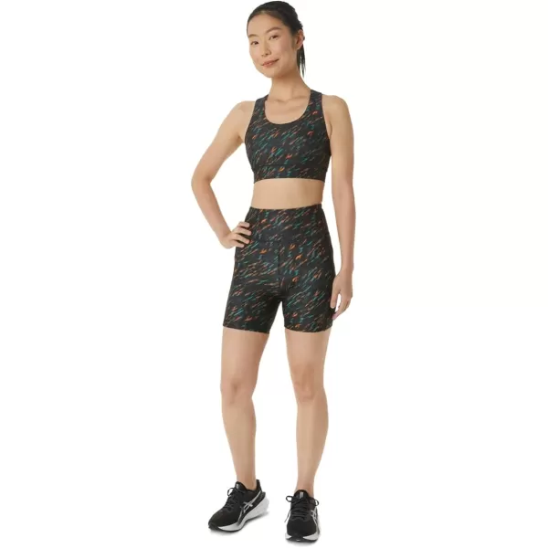 imageASICS Womens PR Lyte 5IN Run Short Running ApparelNight ShadeSage Print