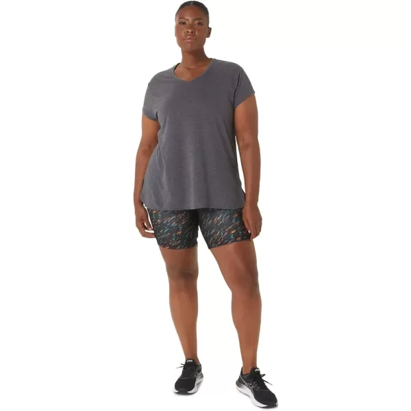 imageASICS Womens PR Lyte 5IN Run Short Running ApparelNight ShadeSage Print