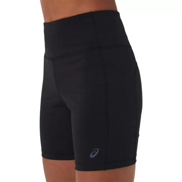 imageASICS Womens PR Lyte 5IN Run Short Womens Pocket ApparelPerformance Black