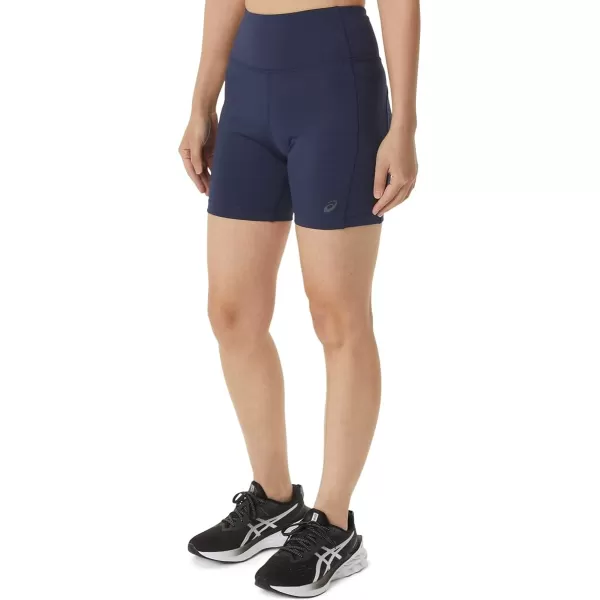 imageASICS Womens PR Lyte 5IN Run Short Womens Pockets Running ApparelPeacoat