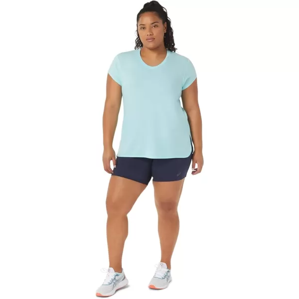 imageASICS Womens PR Lyte 5IN Run Short Womens Pockets Running ApparelPeacoat