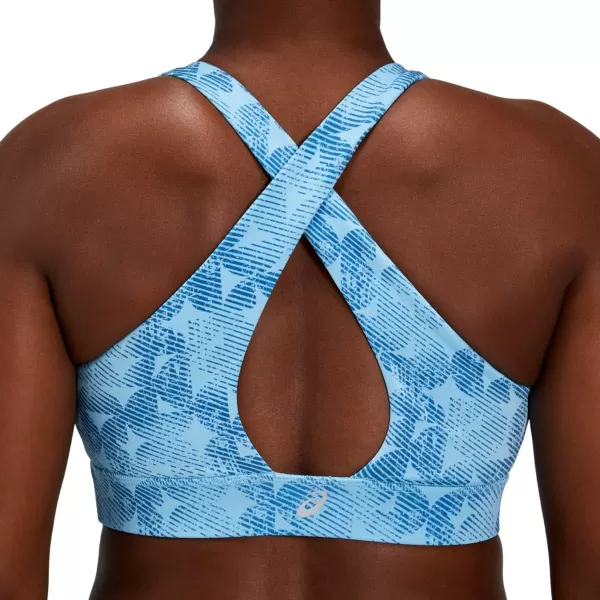 imageASICS Womens PR Lyte Bra ApparelArctic SkyGrand Shark Linear Eclipse Pr