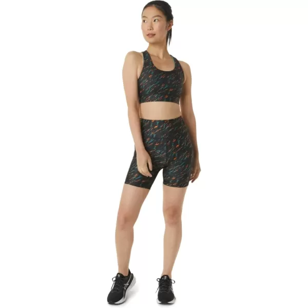imageASICS Womens PR Lyte Bra ApparelNight ShadeSage Print