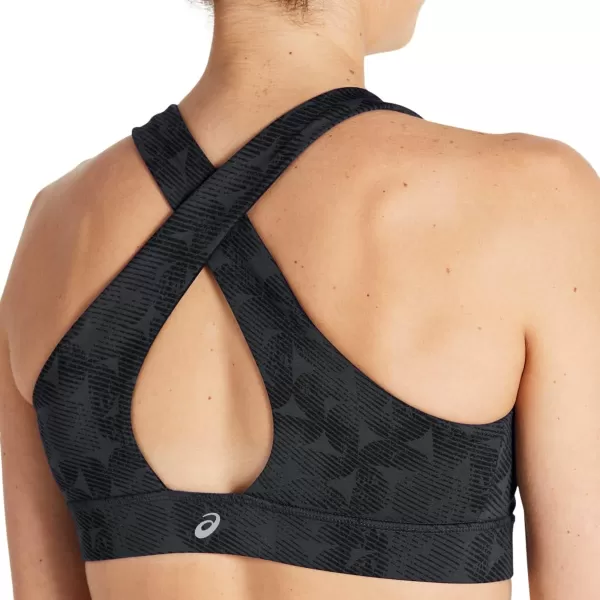 imageASICS Womens PR Lyte Bra Running ApparelGraphite GreyPerformance Black Linear